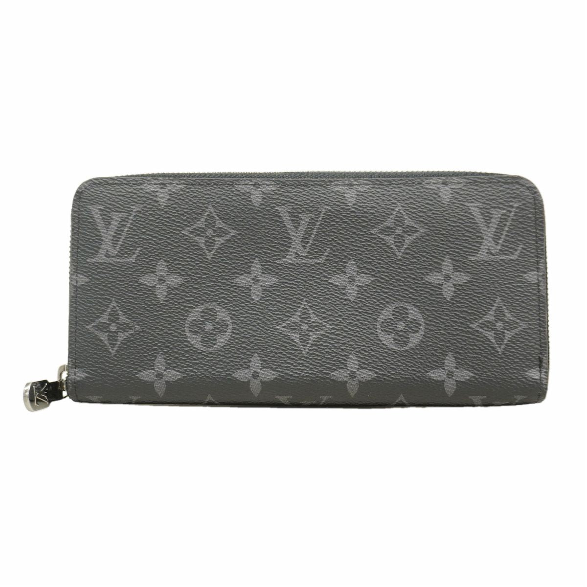 Louis Vuitton Wallet Monogram Eclipse Zippy Horizontal Black