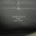 Louis Vuitton Wallet Monogram Eclipse Zippy Horizontal Black — view 4