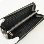 Louis Vuitton Wallet Monogram Eclipse Zippy Horizontal Black — view 3