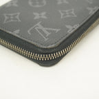 Louis Vuitton Wallet Monogram Eclipse Zippy Horizontal Black — view 5
