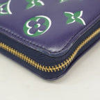 Louis Vuitton Wallet Cousin Zippy Navy Green — view 5