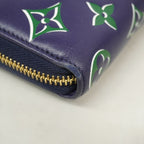 Louis Vuitton Wallet Cousin Zippy Navy Green — view 6
