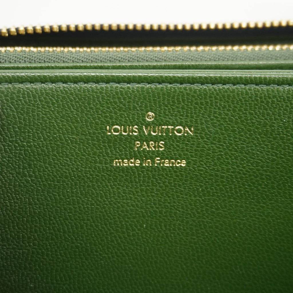 Louis Vuitton Wallet Cousin Zippy Navy Green — view 4
