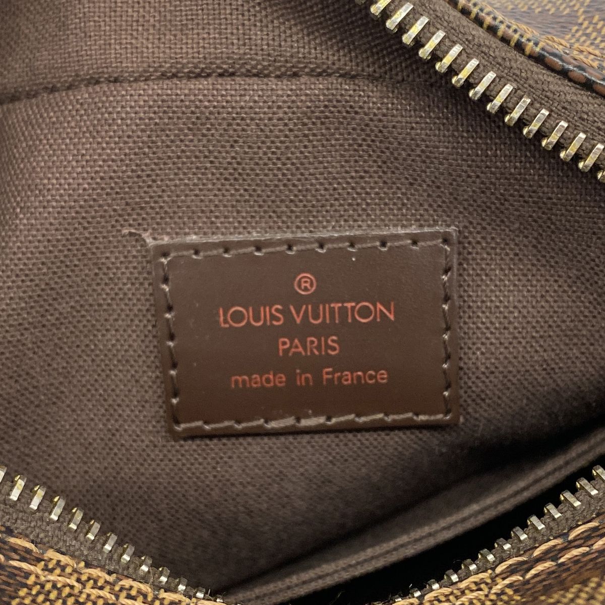 Louis Vuitton Shoulder Bag Damier Olaf PM Ebene — view 5