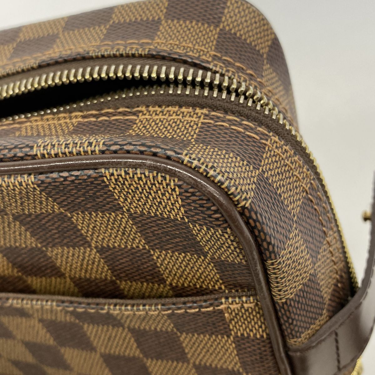 Louis Vuitton Shoulder Bag Damier Olaf PM Ebene — view 7