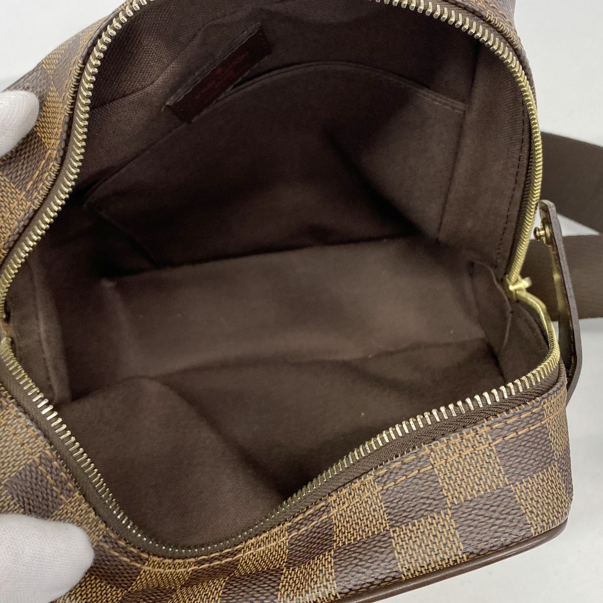 Louis Vuitton Shoulder Bag Damier Olaf PM Ebene — view 4