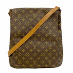 Louis Vuitton Shoulder Bag Monogram Musette Brown
