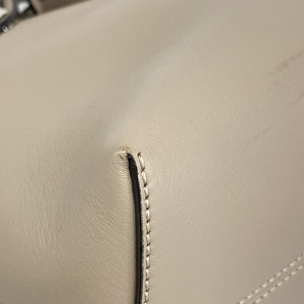 Fendi Handbag by the Way Leather Gray Silver 2-Way Bag — view 6