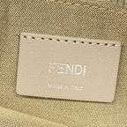 Fendi Handbag by the Way Leather Gray Silver 2-Way Bag — view 5