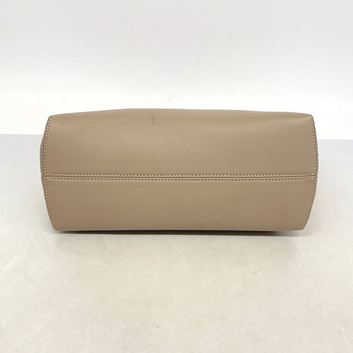 Fendi Handbag by the Way Leather Gray Silver 2-Way Bag — view 3
