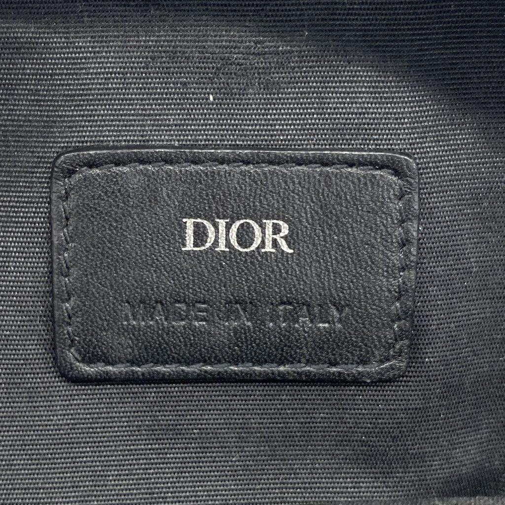 Dior Handbag Oblique Rider Canvas Black Silver — view 5