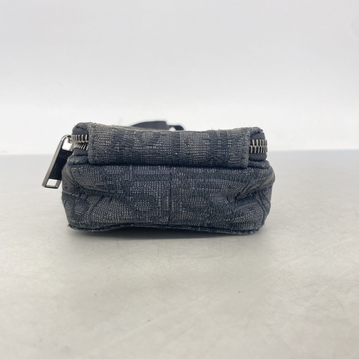 Dior Handbag Oblique Rider Canvas Black Silver — view 3