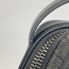 Dior Handbag Oblique Rider Canvas Black Silver — view 7