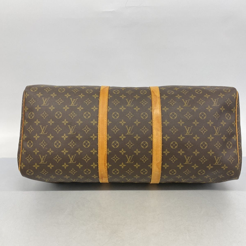 Louis Vuitton Boston Bag Monogram Keepall 60 Brown — view 3