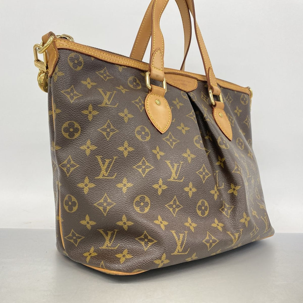 Louis Vuitton Handbag Monogram Palermo PM Brown 2-Way Bag — view 2