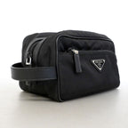 Prada Pouch Tessuto Nylon Black Silver — view 2