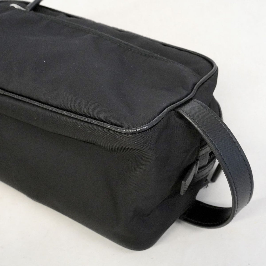 Prada Pouch Tessuto Nylon Black Silver — view 6