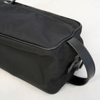 Prada Pouch Tessuto Nylon Black Silver — view 6