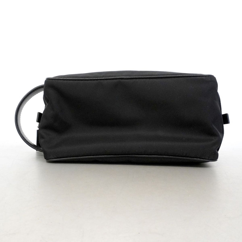 Prada Pouch Tessuto Nylon Black Silver — view 3