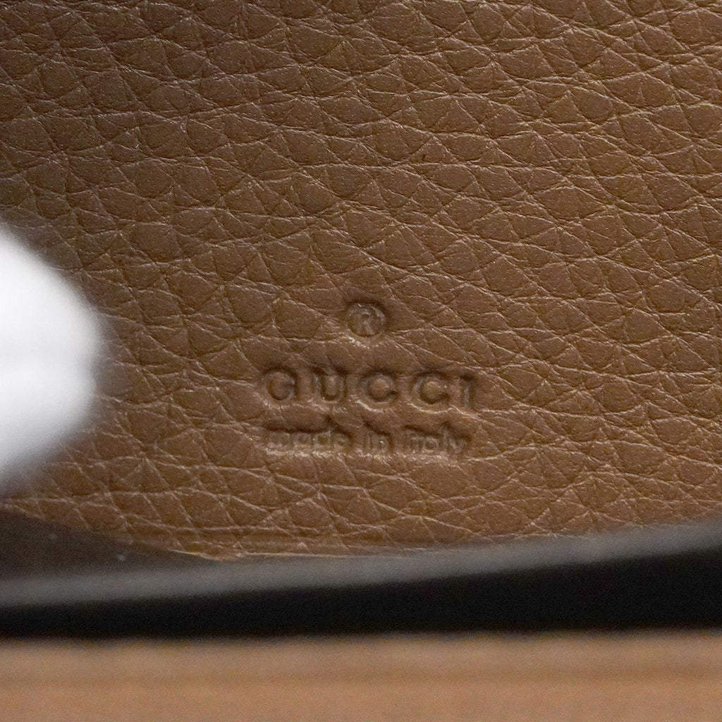 Gucci Wallet Bamboo Flora Canvas Brown Gold — view 5