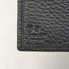 Gucci Wallet Interlocking G Leather Black Gold — view 5