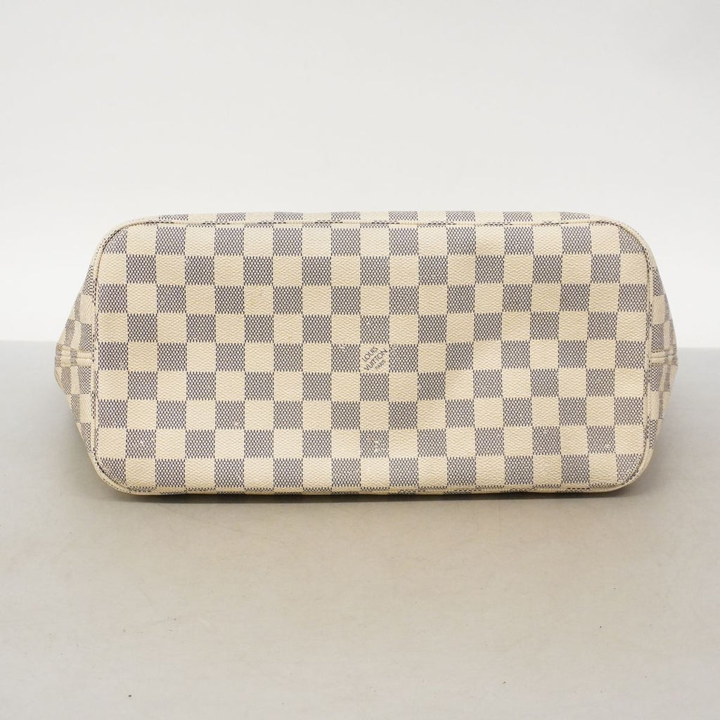 Louis Vuitton Tote Damier Azur Neverfull MM White — view 3