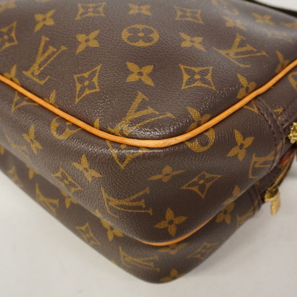 Louis Vuitton Shoulder Bag Monogram Reporter PM Brown — view 6