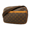 Louis Vuitton Shoulder Bag Monogram Reporter PM Brown