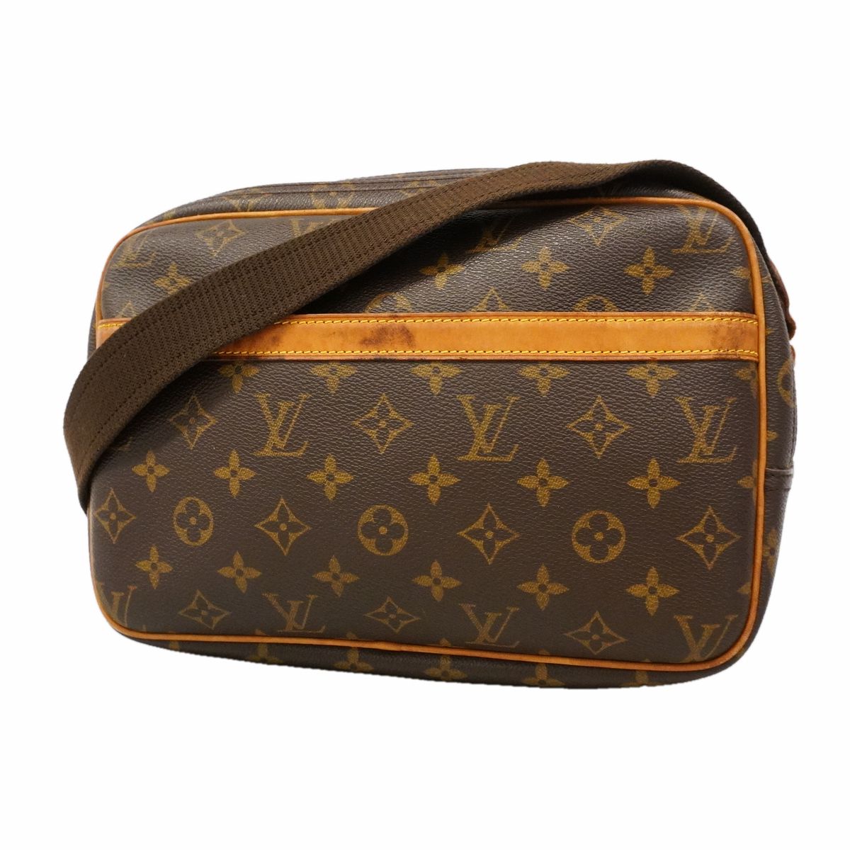 Louis Vuitton Shoulder Bag Monogram Reporter PM Brown