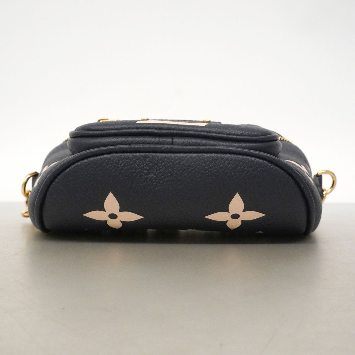 Louis Vuitton Shoulder Bag Monogram Empreinte Bicolor Mini Navy Cream — view 3