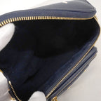Louis Vuitton Shoulder Bag Monogram Empreinte Bicolor Mini Navy Cream — view 4