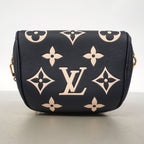 Louis Vuitton Shoulder Bag Monogram Empreinte Bicolor Mini Navy Cream — view 8