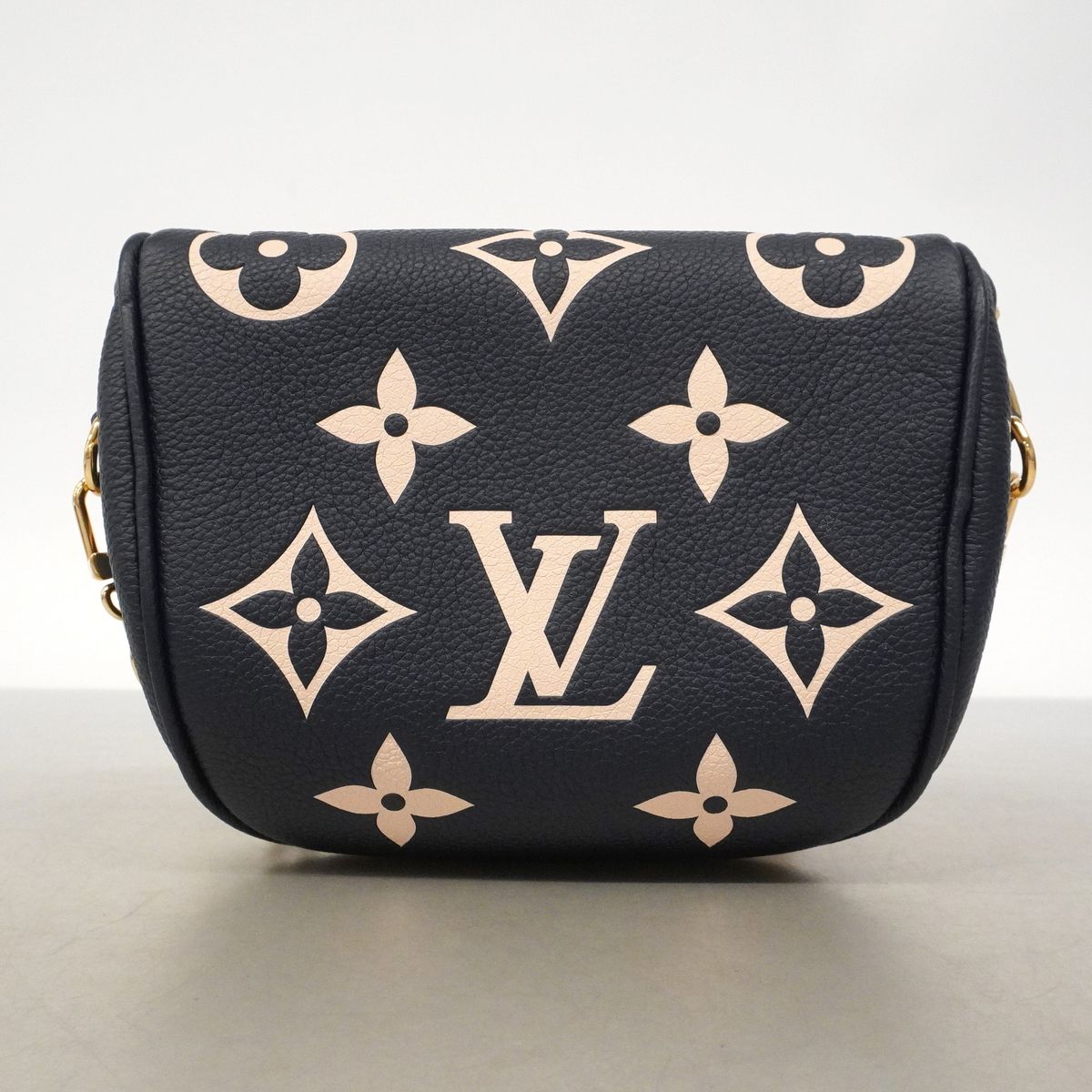 Louis Vuitton Shoulder Bag Monogram Empreinte Bicolor Mini Navy Cream — view 8