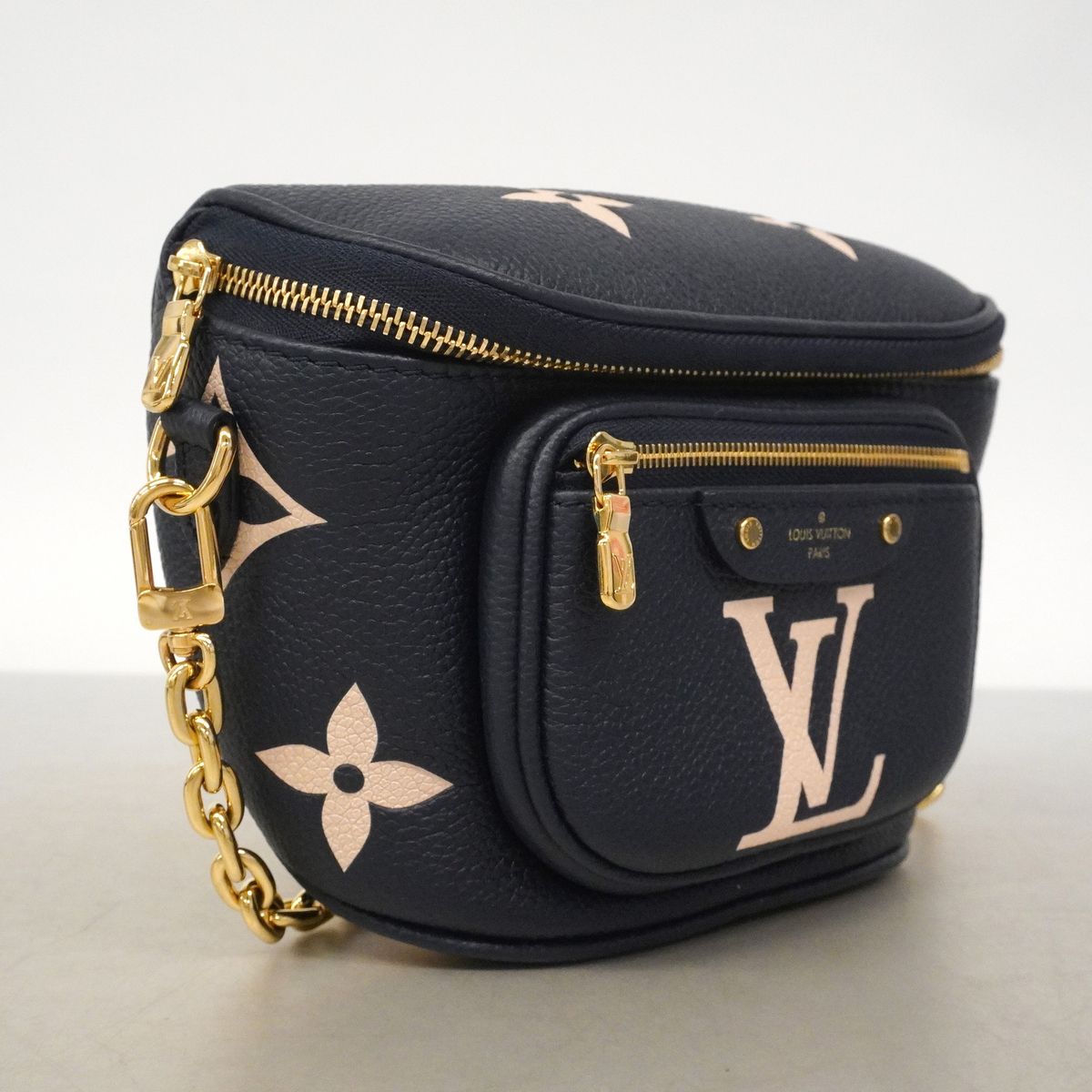 Louis Vuitton Shoulder Bag Monogram Empreinte Bicolor Mini Navy Cream — view 2