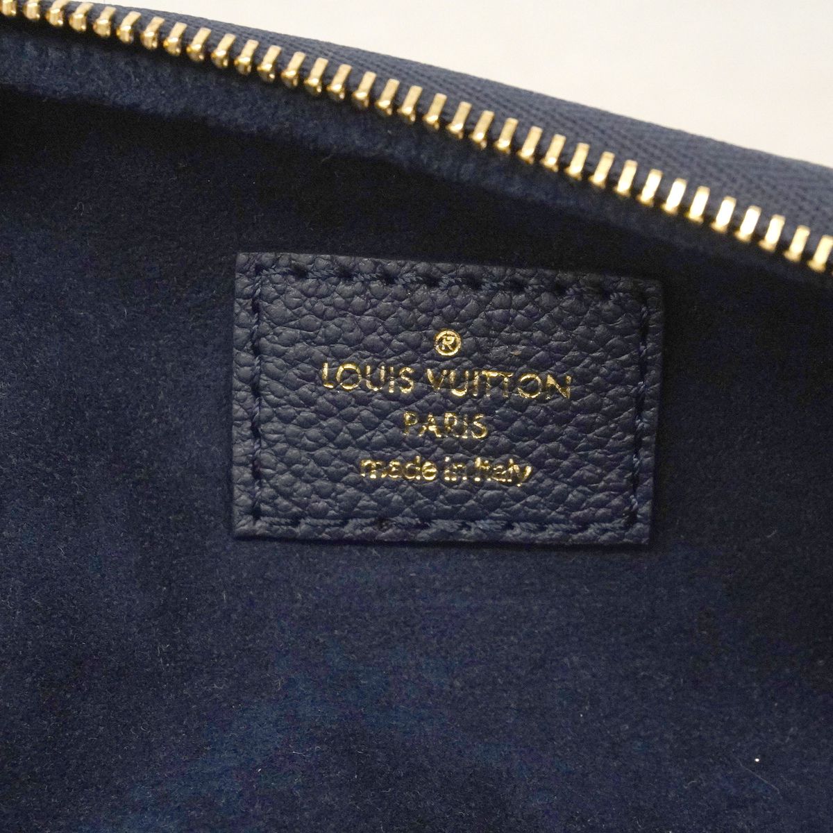 Louis Vuitton Shoulder Bag Monogram Empreinte Bicolor Mini Navy Cream — view 5