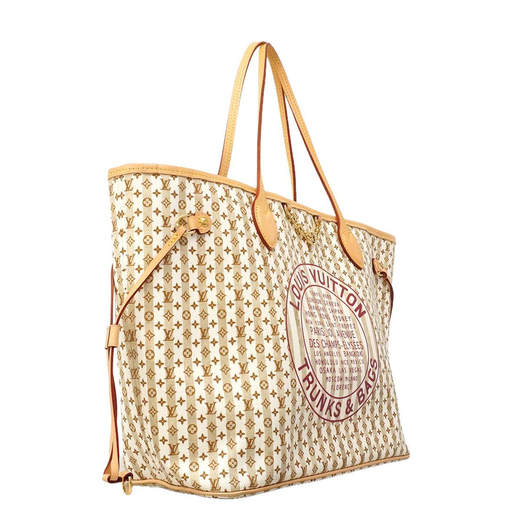 Louis Vuitton Tote Monogram Neverfull MM Nude Rose — view 2
