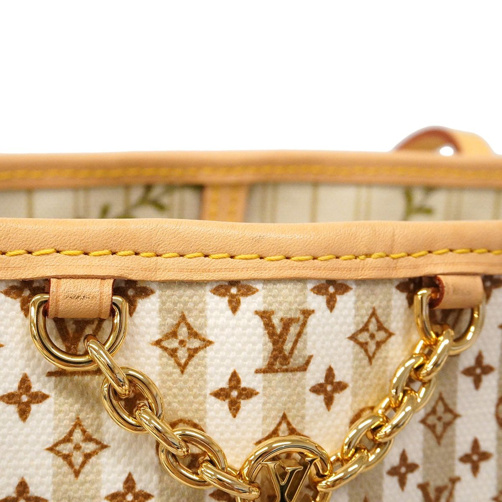Louis Vuitton Tote Monogram Neverfull MM Nude Rose — view 8