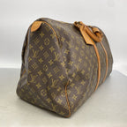 Louis Vuitton Boston Bag Monogram Keepall 55 Brown — view 2