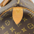 Louis Vuitton Boston Bag Monogram Keepall 55 Brown — view 5