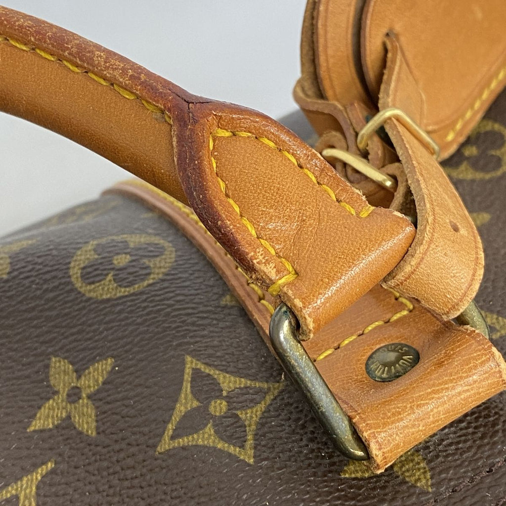 Louis Vuitton Boston Bag Monogram Keepall 55 Brown — view 8