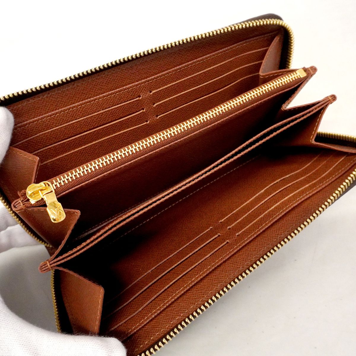 Louis Vuitton Wallet Monogram Zippy Brown — view 3