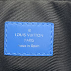 Louis Vuitton Shoulder Bag Damier Graphite Giant Alpha Messenger Black Blue — view 5