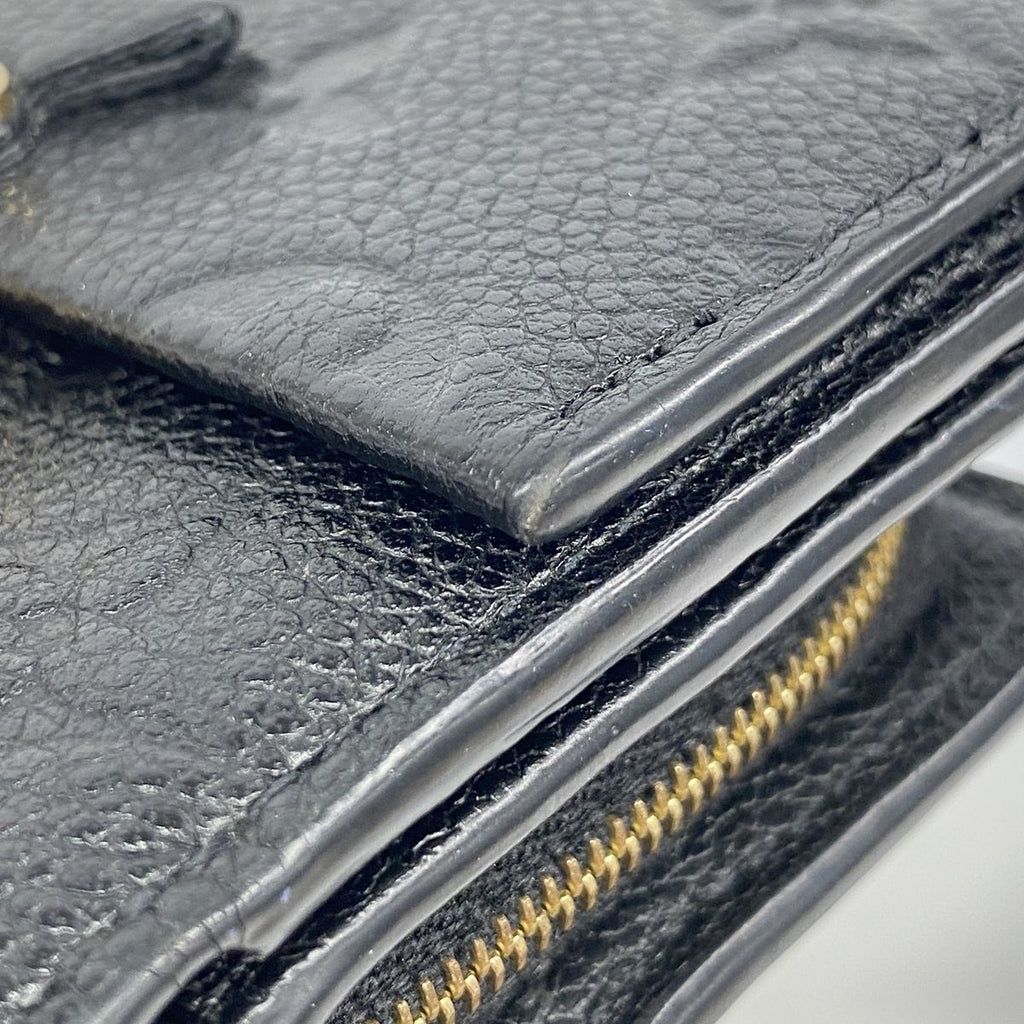 Louis Vuitton Trifold Wallet Monogram Empreinte Portefeuille Metis Compact Noir — view 7