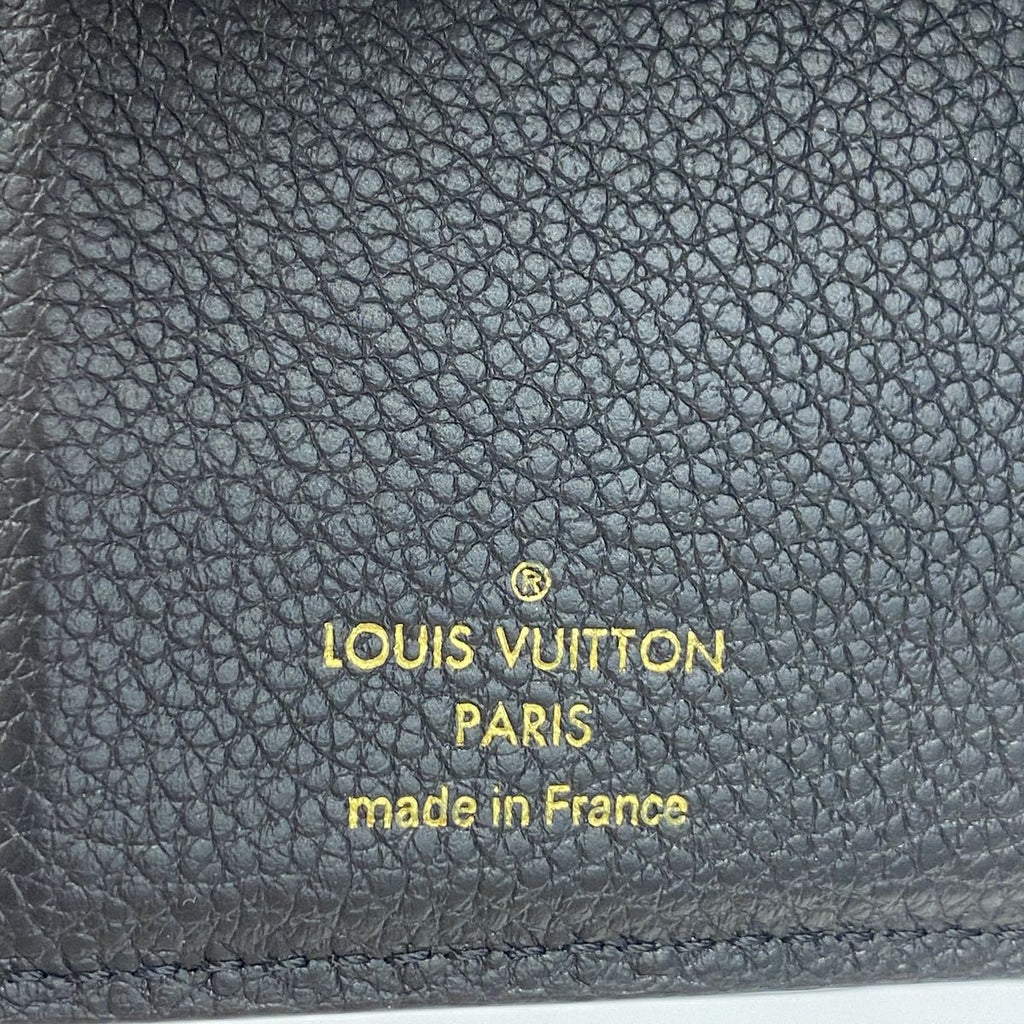 Louis Vuitton Trifold Wallet Monogram Empreinte Portefeuille Metis Compact Noir — view 4