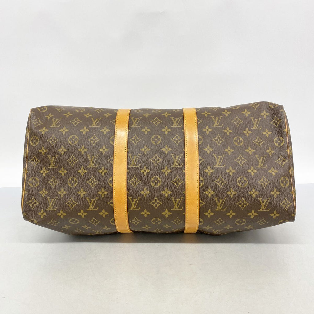 Louis Vuitton Boston Bag Monogram Keepall 50 Brown — view 3