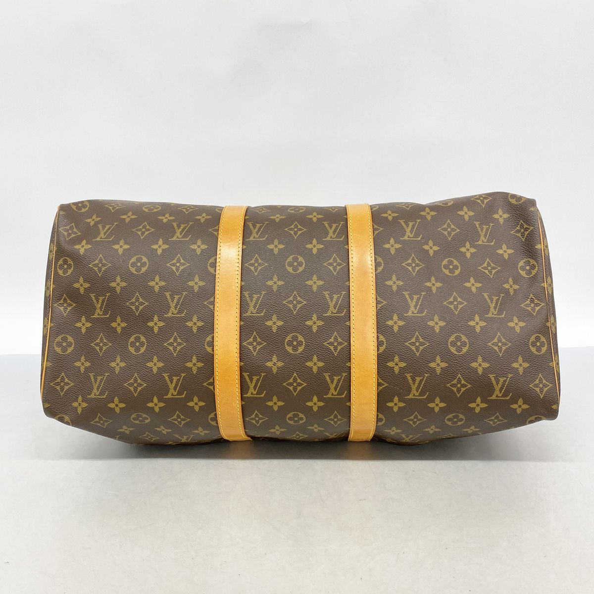 Louis Vuitton Boston Bag Monogram Keepall 50 Brown — view 3