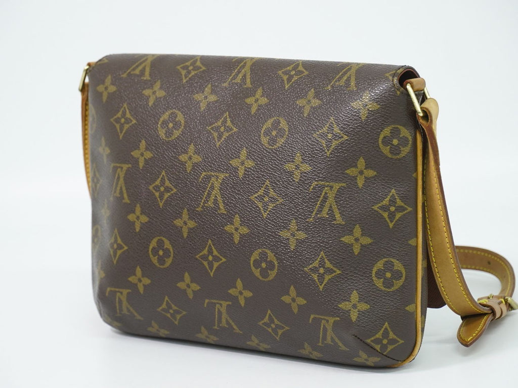 Louis Vuitton LV Musette Tango Short Monogram Shoulder Bag Brown — view 2