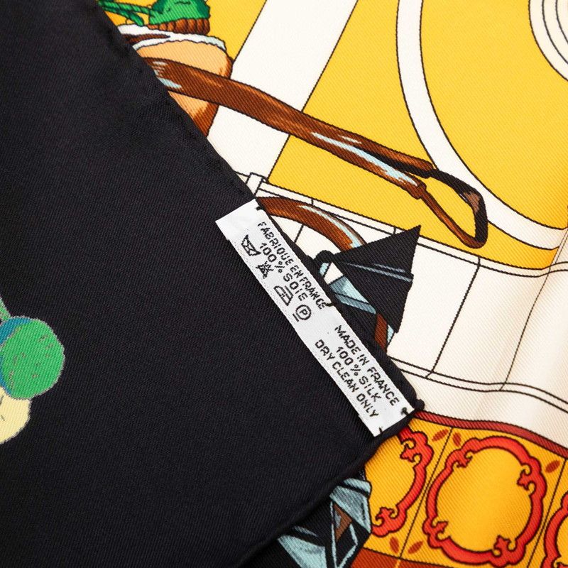 Hermes Carre 90 Real Escuela Andaluza Del Arte Royal Andalusian Equestrian Scarf — view 8
