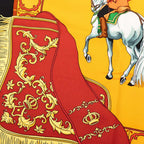 Hermes Carre 90 Real Escuela Andaluza Del Arte Royal Andalusian Equestrian Scarf — view 5