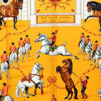 Hermes Carre 90 Real Escuela Andaluza Del Arte Royal Andalusian Equestrian Scarf — view 2